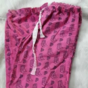 Pink Victoria's Secret Cute Sleep Pants